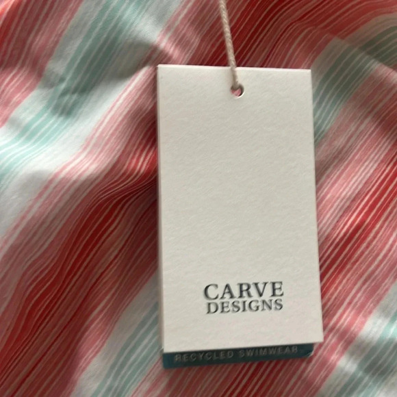 NWT Carve Design Stinson Bikini Top Multi Color Razor Back Size XS - Picture 6 of 9